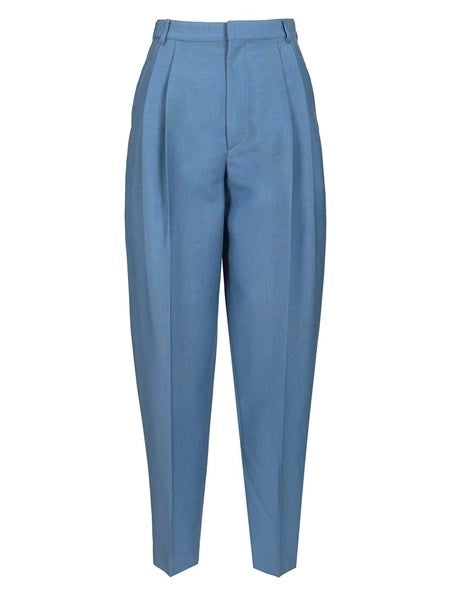 pantaloni montauk in lana e mohair