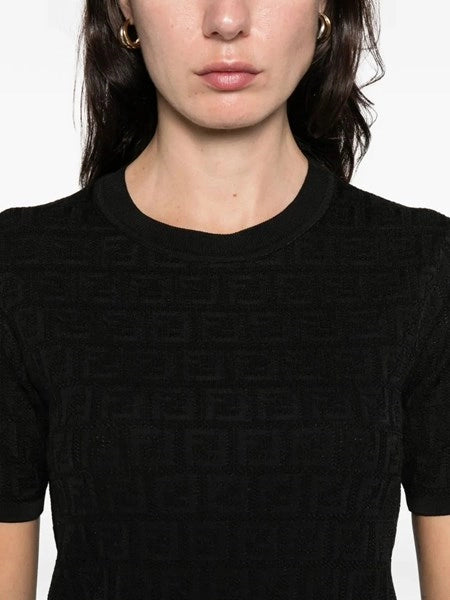 Maglia in cotone e viscosa FF