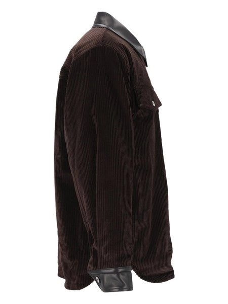 Giacca camicia in velluto a coste di cotone