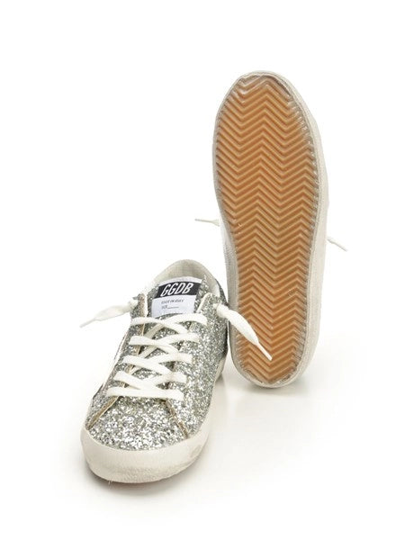 Sneaker "Super-Star" in glitter