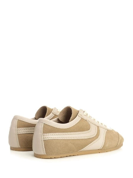 Sneakers in pelle e suede