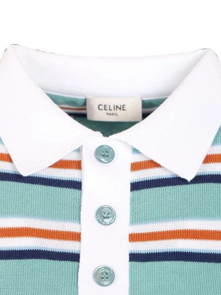 Polo in maglia a righe