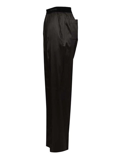 Pantaloni in seta stretch