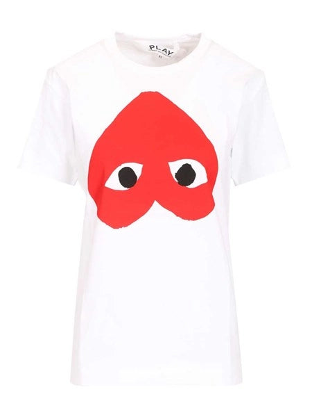 T-shirt con stampa cuore