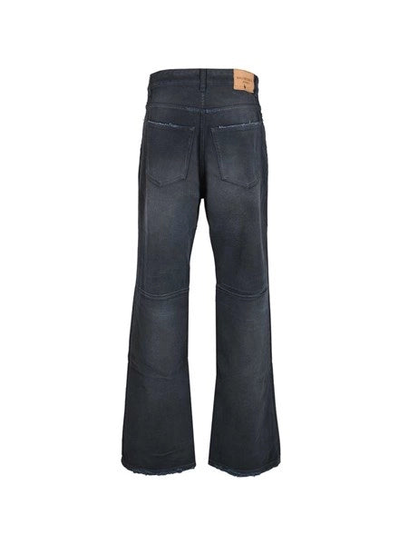 Jeans regular délavé