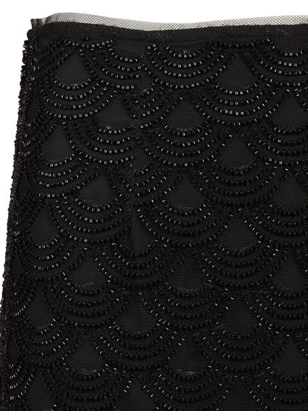 Gonna midi con paillettes