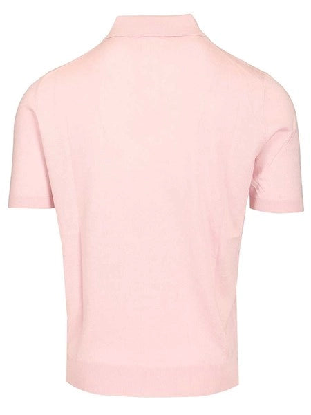 Polo in seta e cashmere
