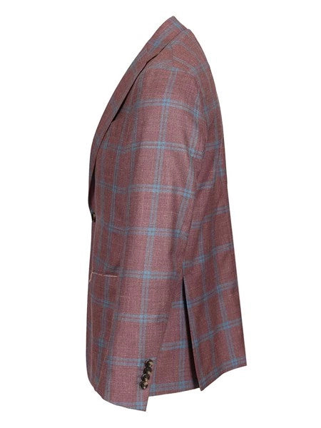 Blazer sfoderato check