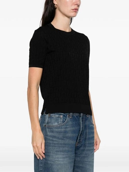 Maglia in cotone e viscosa FF