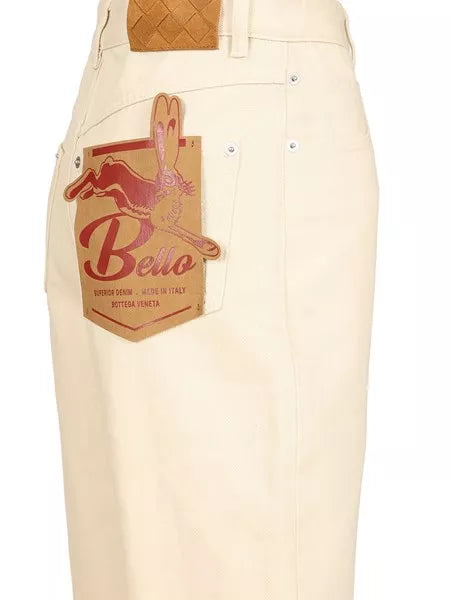 Jeans con risvolto