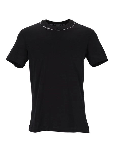 T-shirt in cotone con ricamo