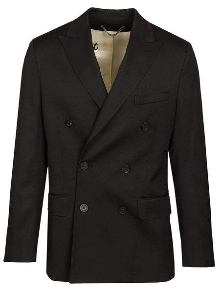 Blazer doppiopetto in gabardine