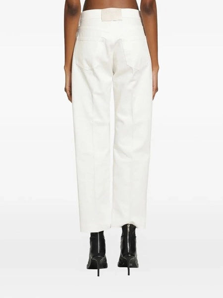 Jeans boyfriend in twill di cotone