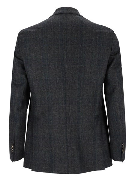Blazer sartoriale CHECK FUSION SFODERATA R7 100 LANA