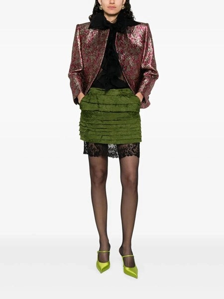 Minigonna jacquard