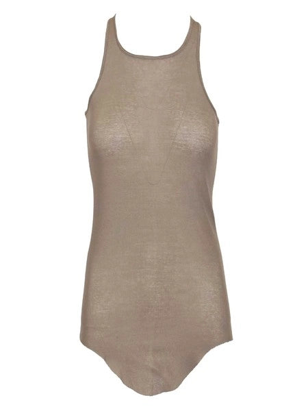 Top in cotone a coste