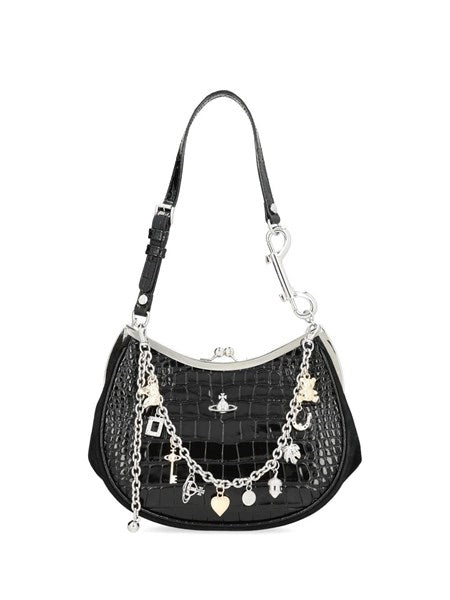 Borsa charm in pelle