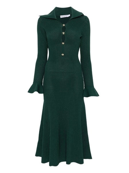 Abito midi in maglia