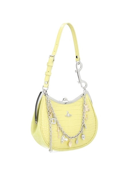 Borsa charm in pelle