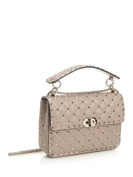 Borsa media con catena "Rockstud Spike"