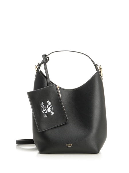 Hobo piccola in pelle