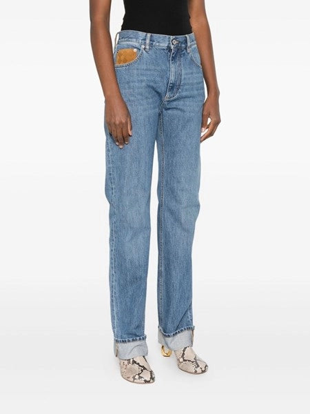 Jeans a gamba dritta