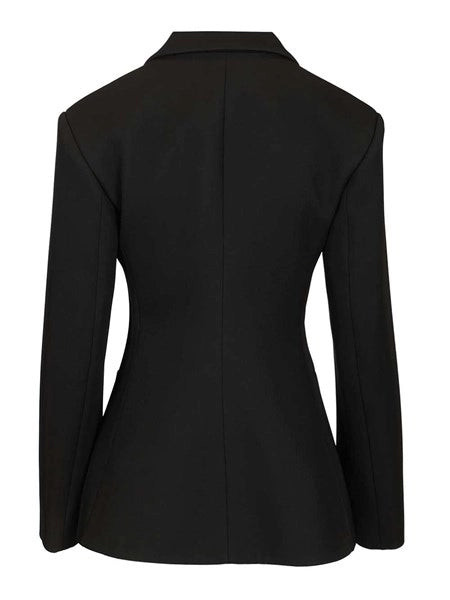 Giacca in twill di lana