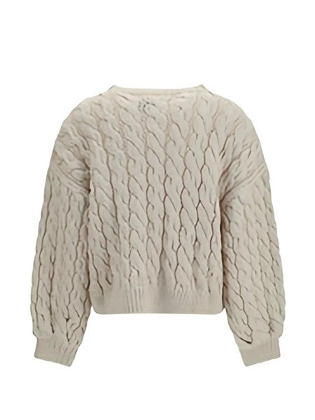 Maglia Anagram in misto lana e cotone