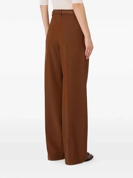 Pantalone fluido in lana