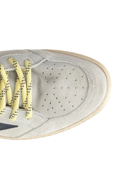 BALLSTAR SUEDE UPPER TOE AND SPUR LEATHER STAR AND HEEL