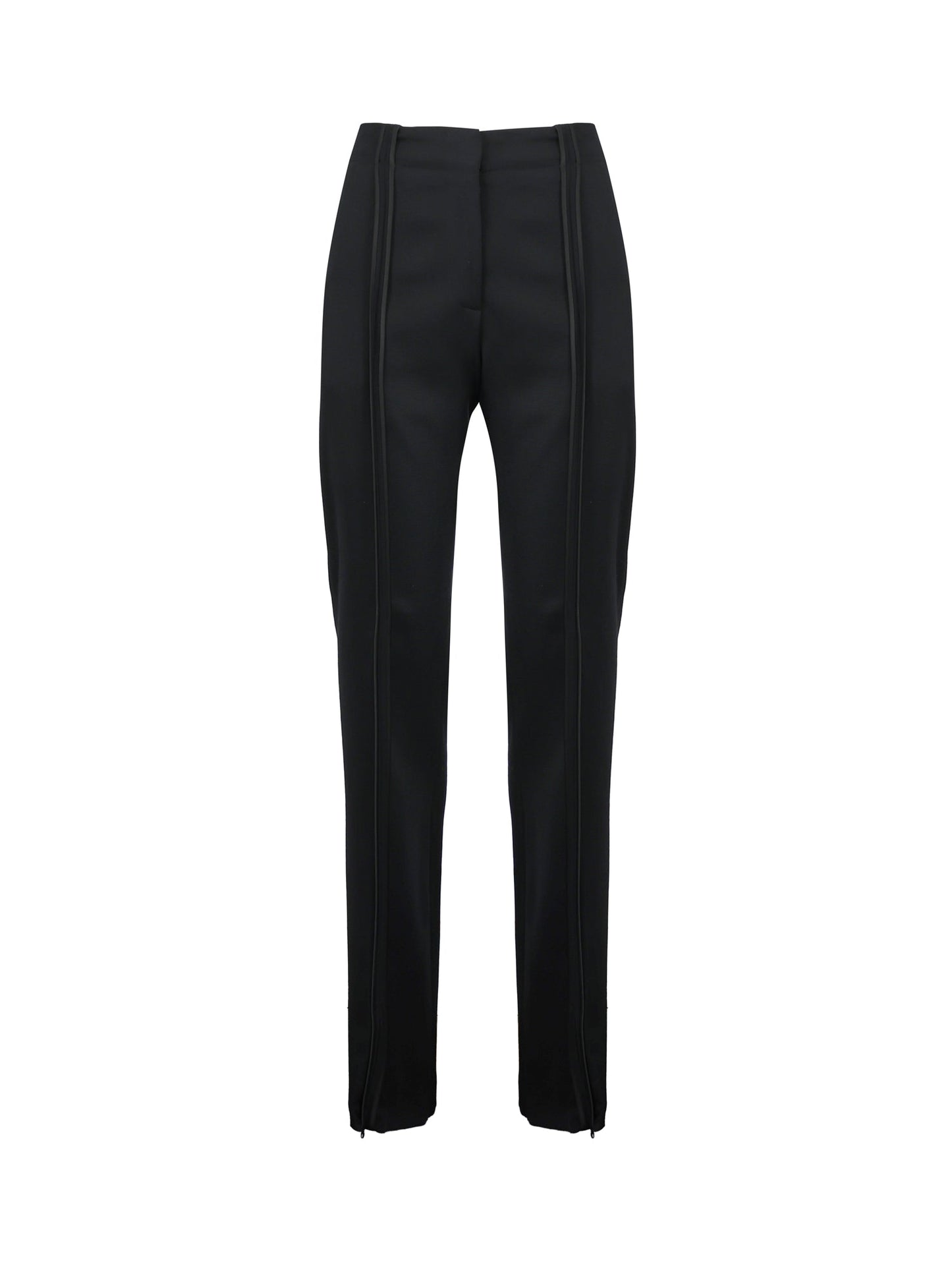 Pantaloni lunghi in gabardine di lana
