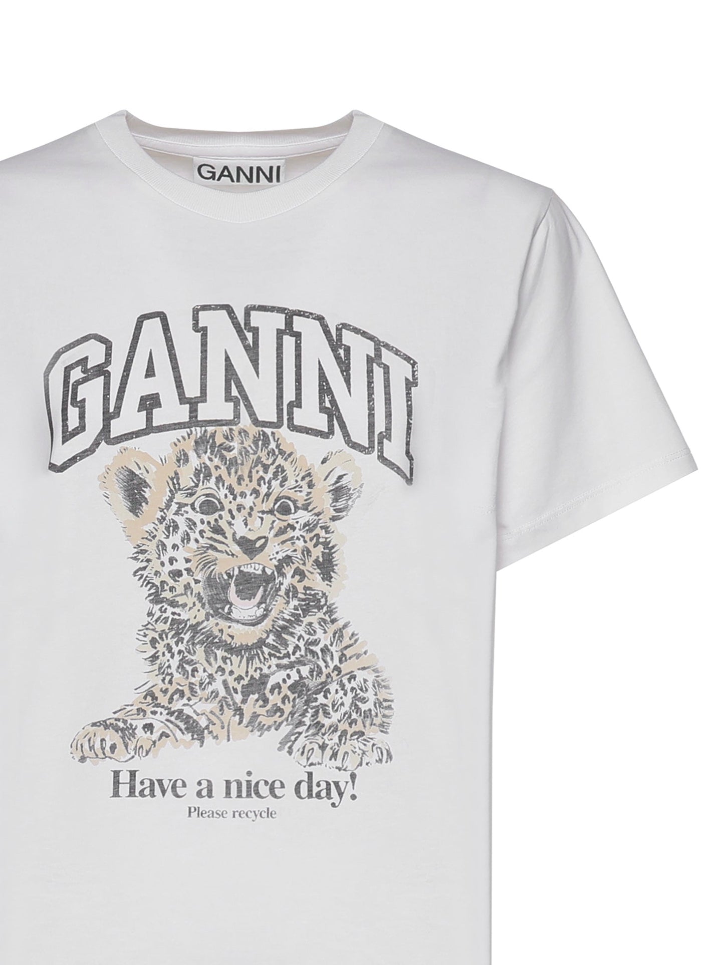 T-shirt con stampa in cotone