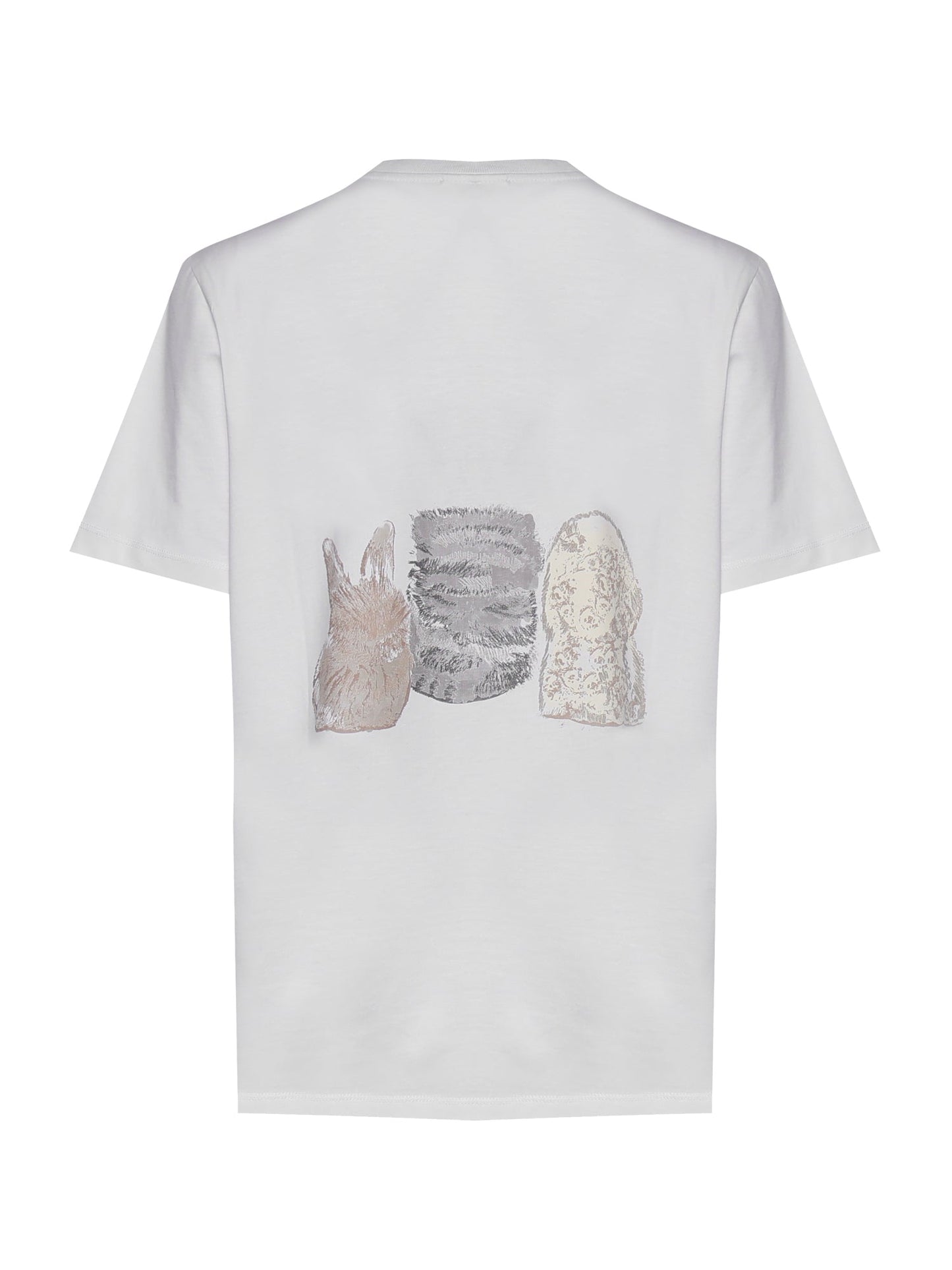 T-shirt con stampa in cotone