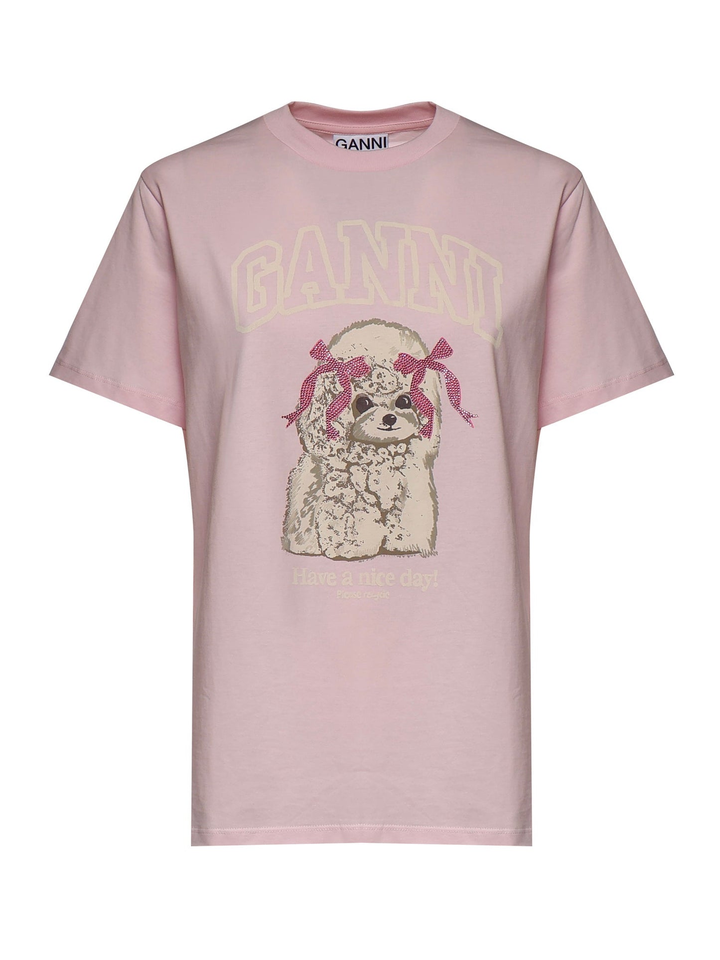 T-shirt con stampa in cotone