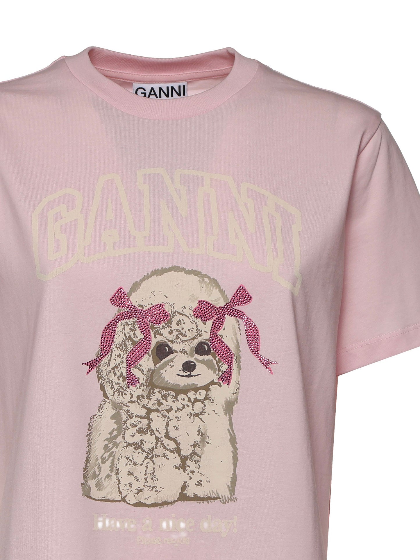 T-shirt con stampa in cotone