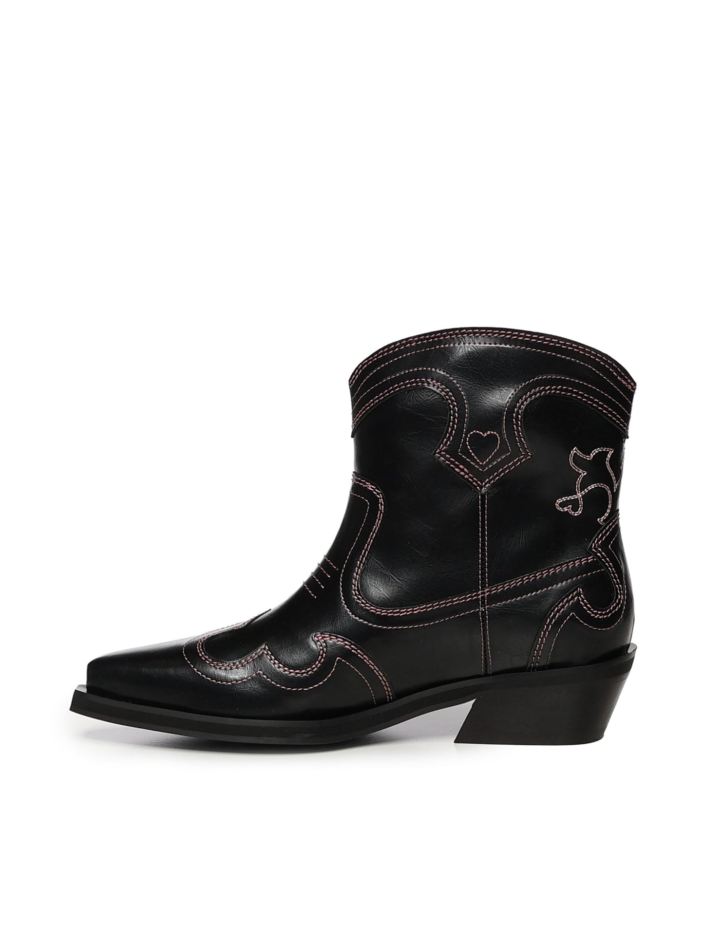 Stivaletto Low Shaft Embroidered Western