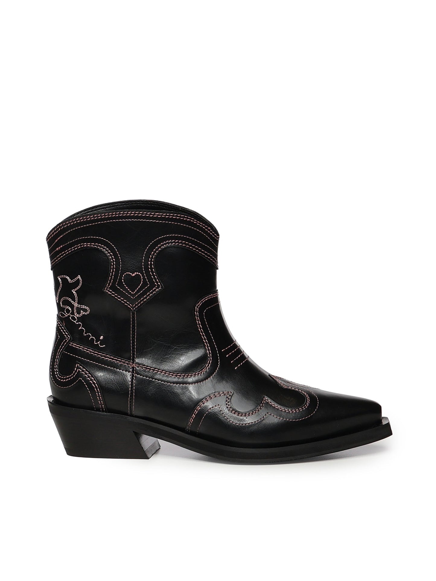 Stivaletto Low Shaft Embroidered Western