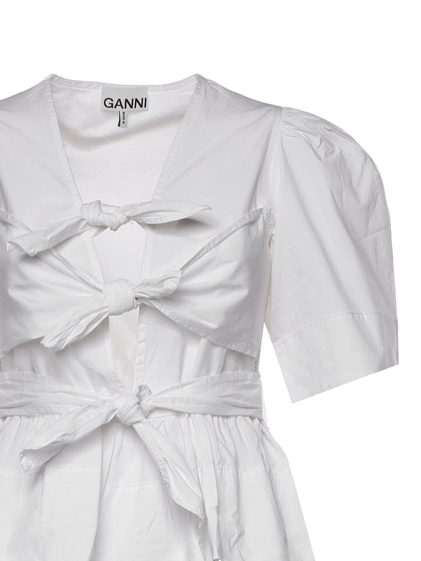 Blusa in cotone stretch