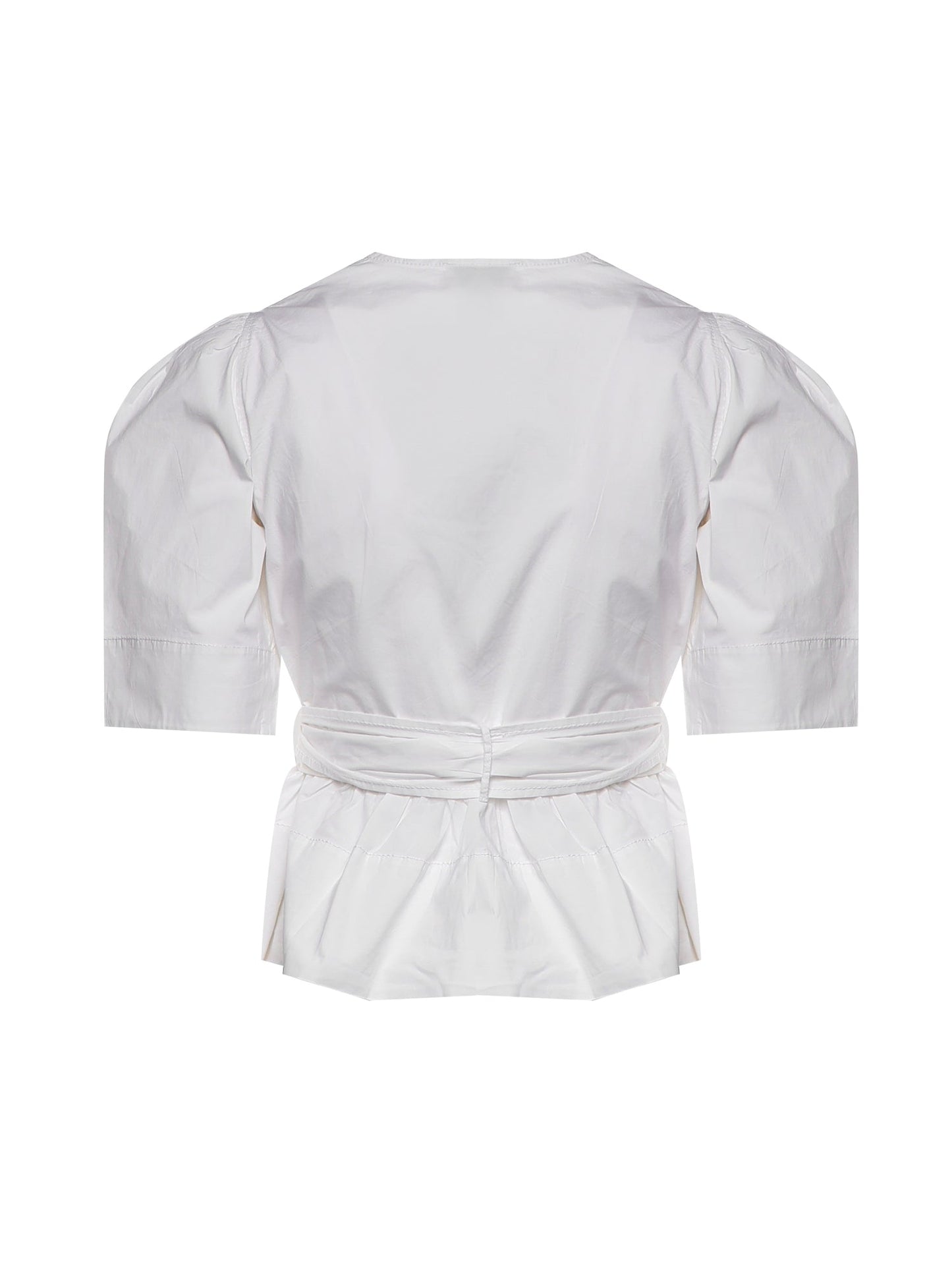 Blusa in cotone stretch