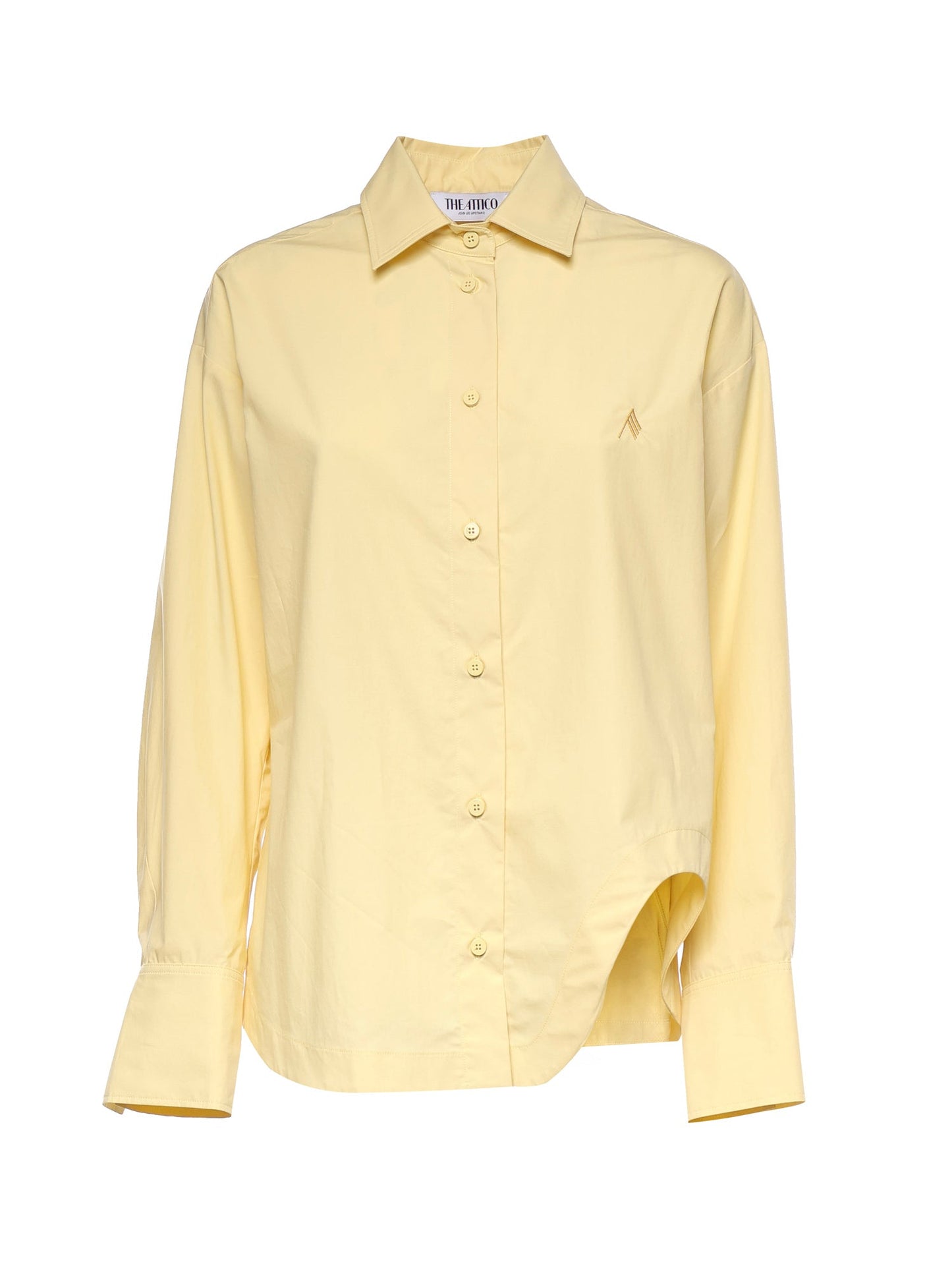 Camicia asimmetrica in cotone