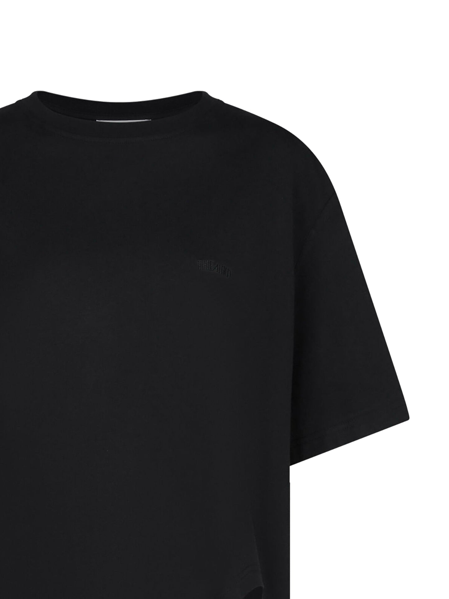T-shirt in jersey con logo