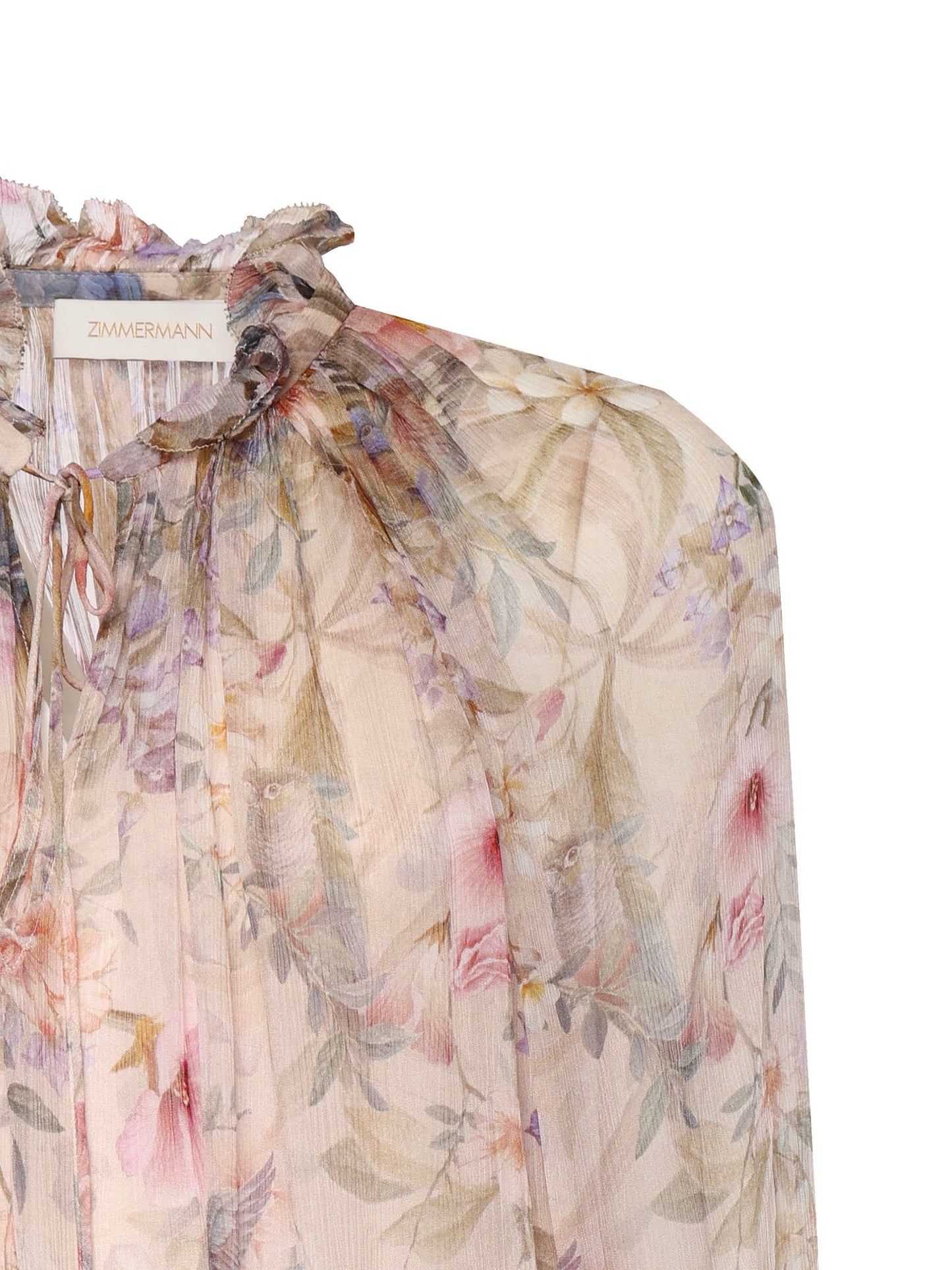Blusa Rebellion Billow con stampa in viscosa