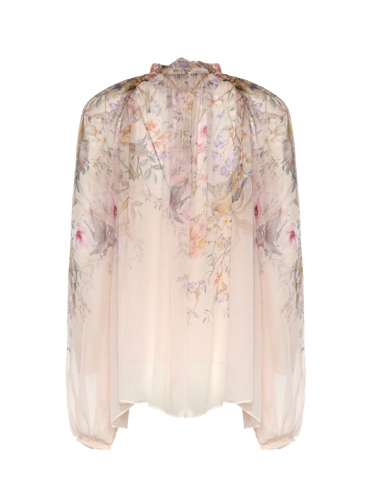 Blusa Rebellion Billow con stampa in viscosa