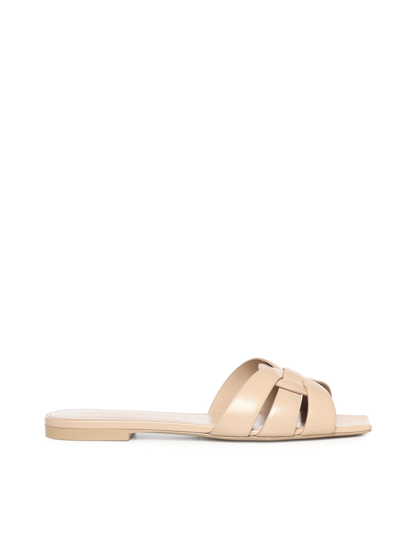 Mule piatte Tribute in pelle