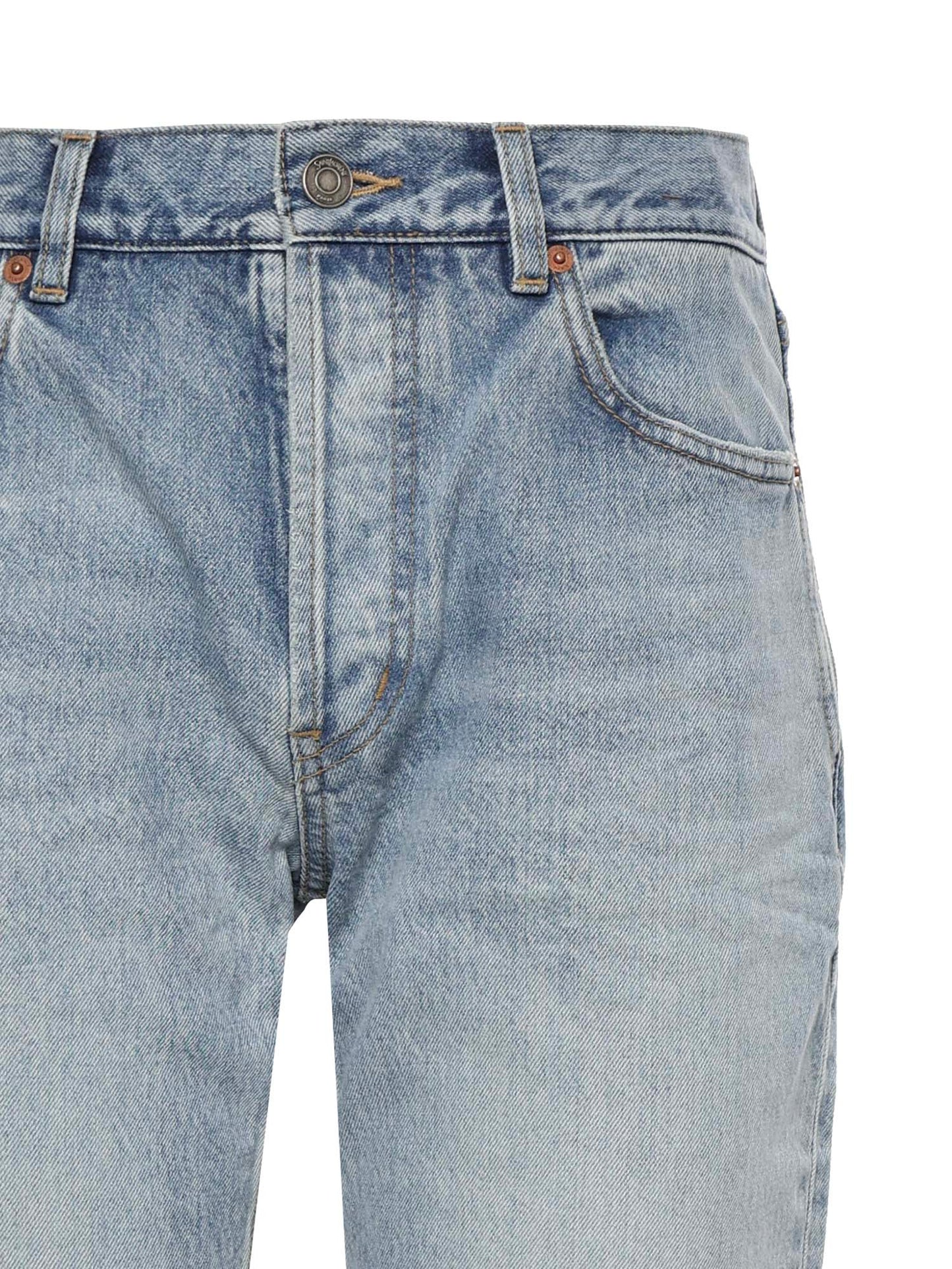 Jeans dritti in denim