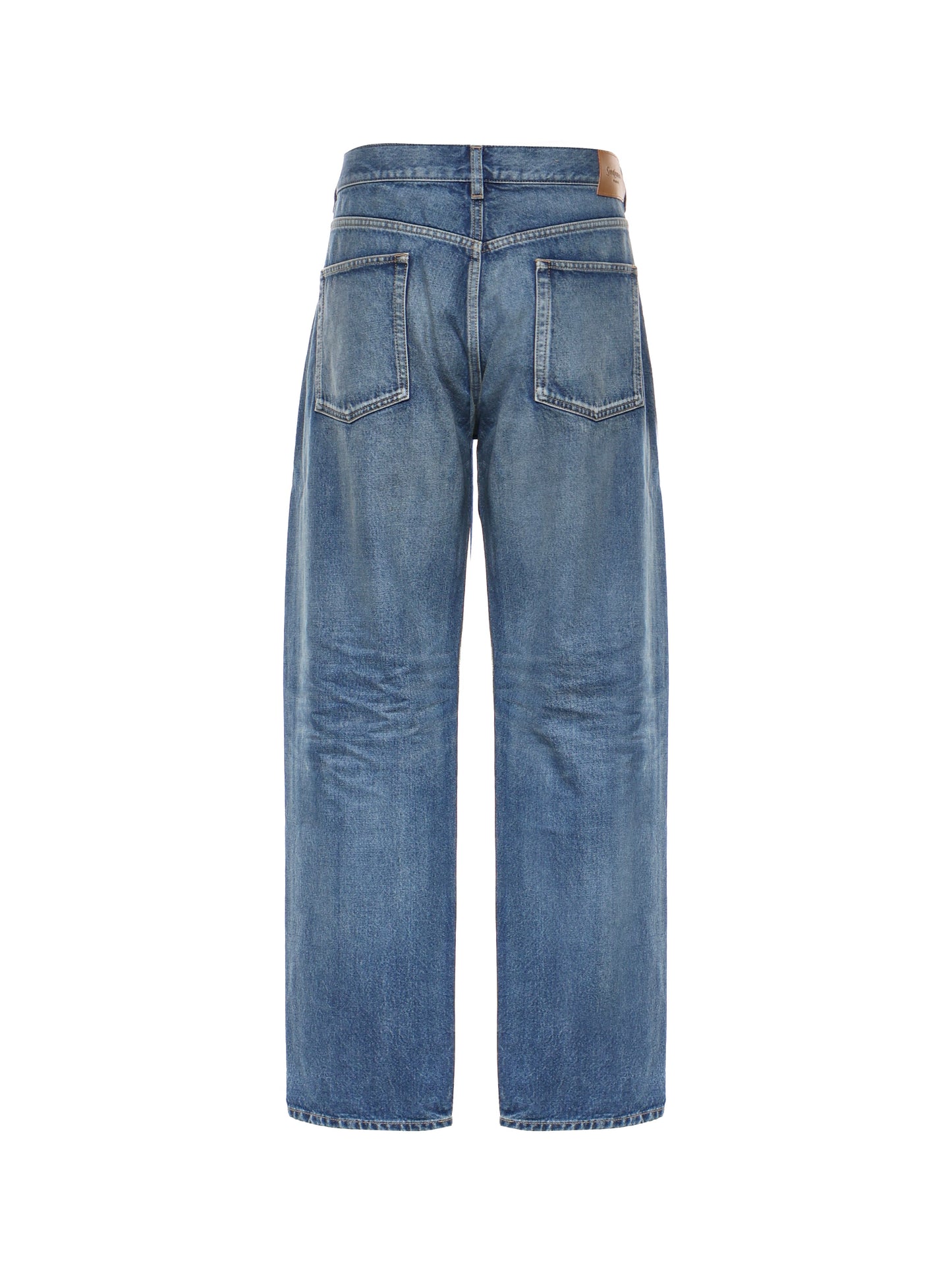 Jeans affusolati in denim