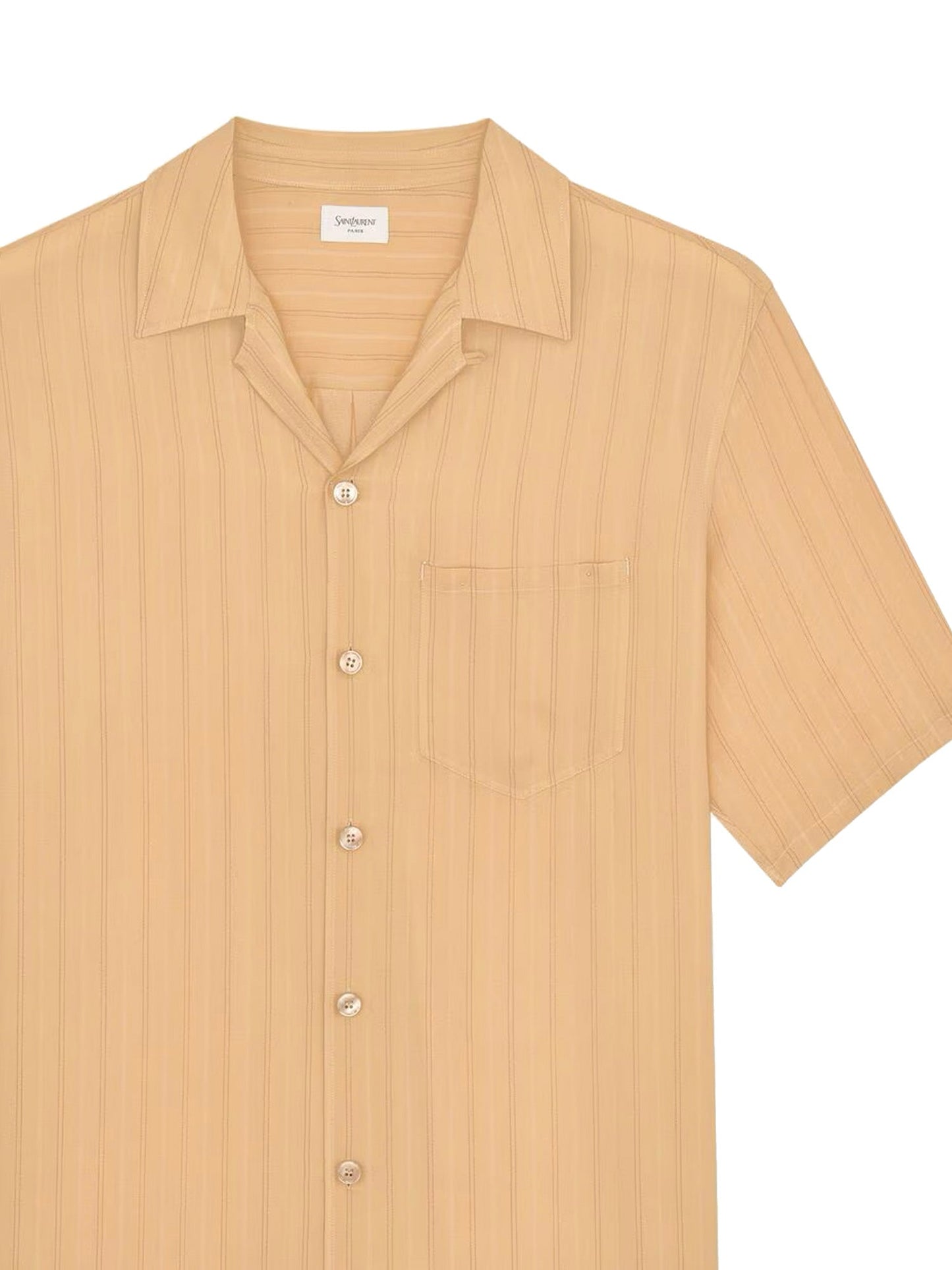 Camicia in seta a righe