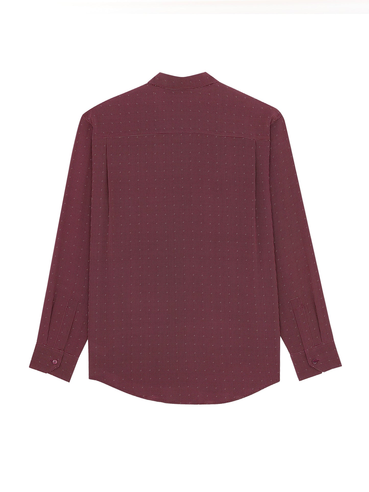 Camicia Cassandre a pois in seta crêpe de chine