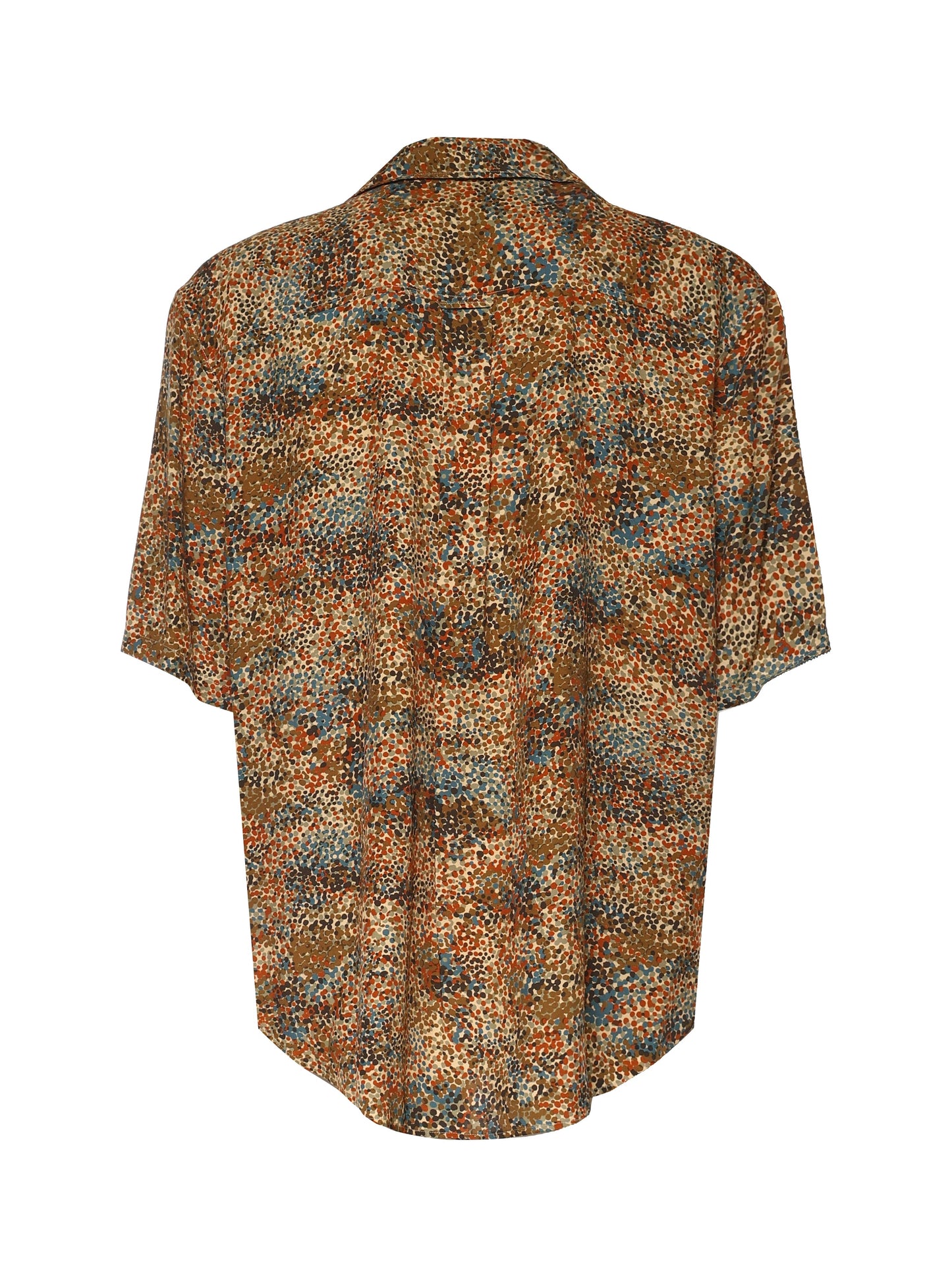 Camicia in viscosa con motivo coriandoli
