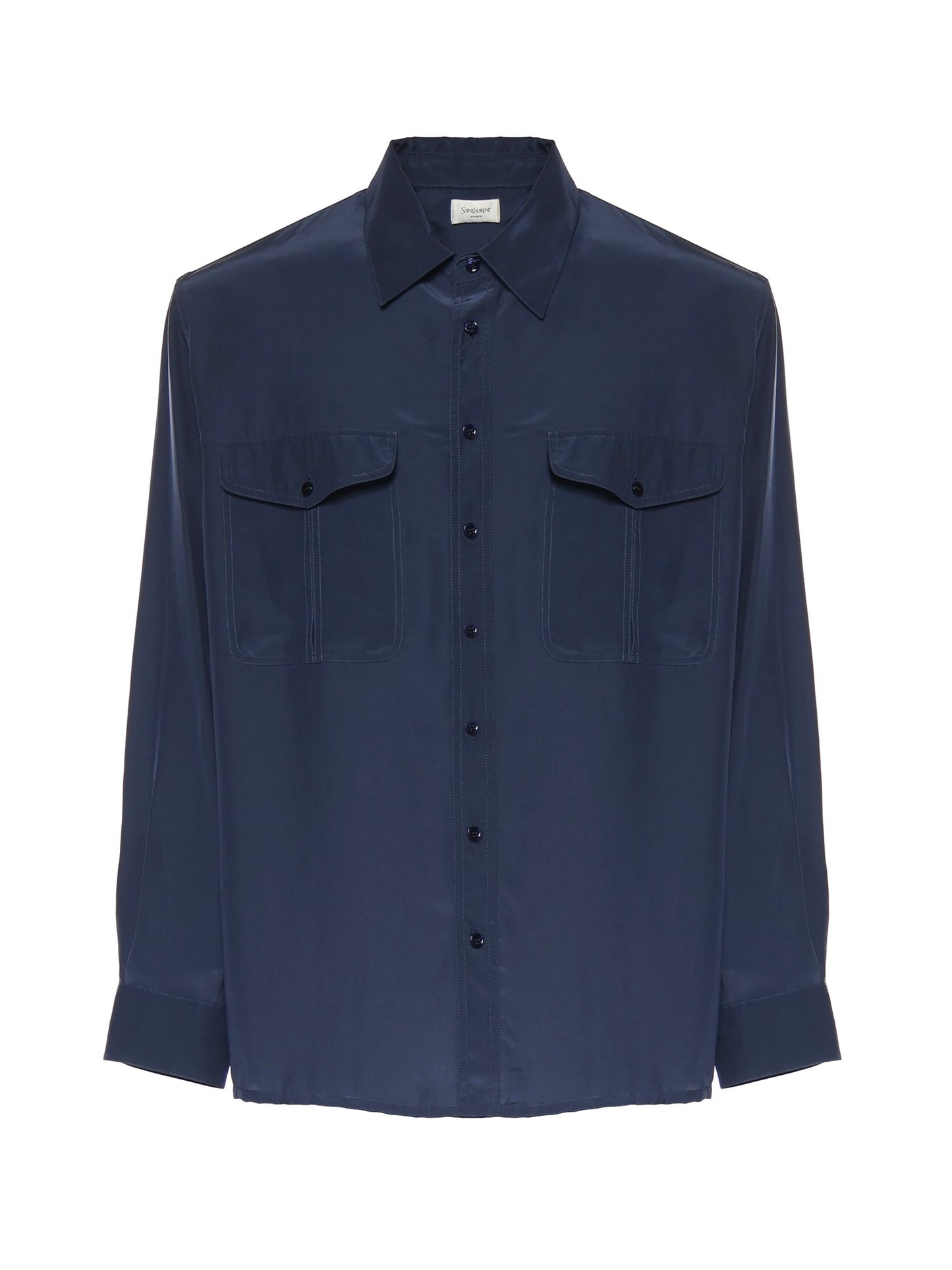 Camicia in viscosa e seta